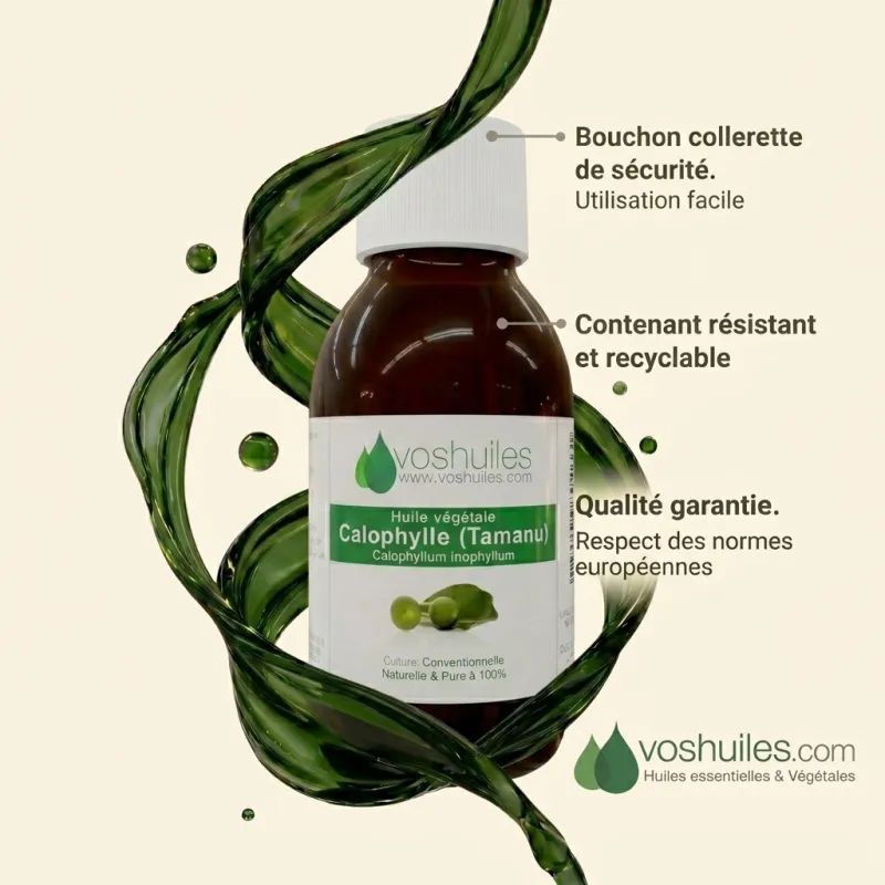 Huile Végétale de Calophylle (Tamanu)