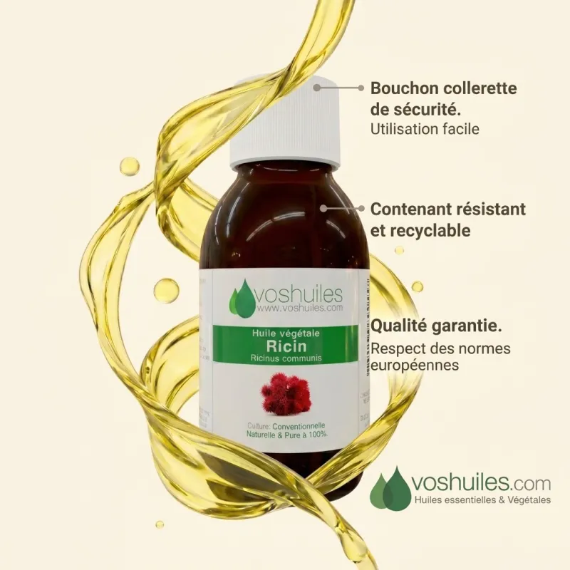 Huile Végétale de Graines de Ricin