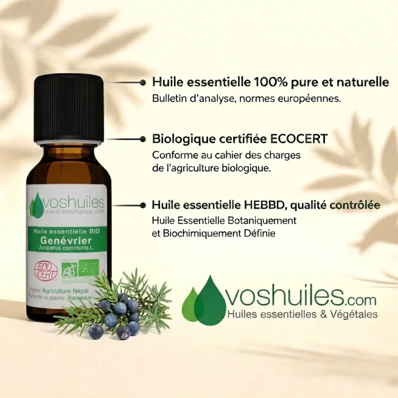 Huile Essentielle BIO de Genévrier