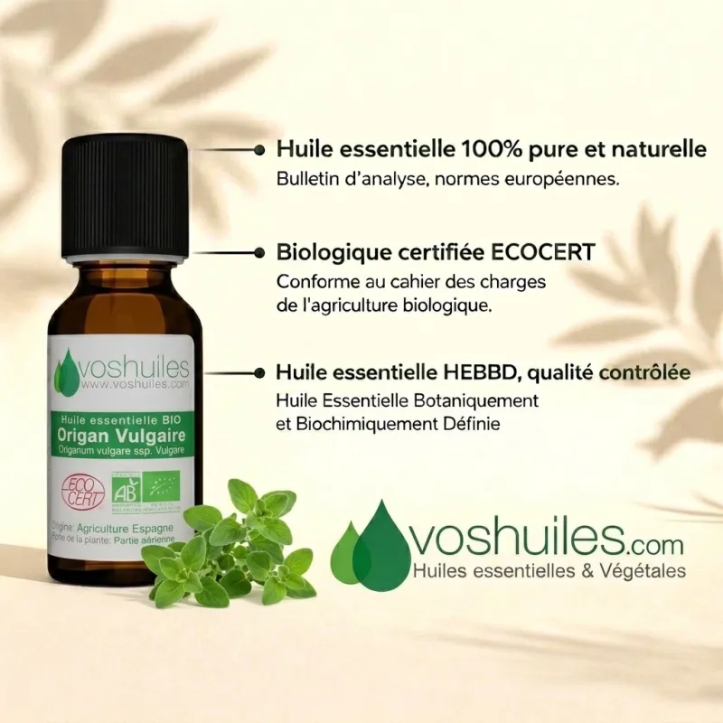 Huile Essentielle BIO d'Origan