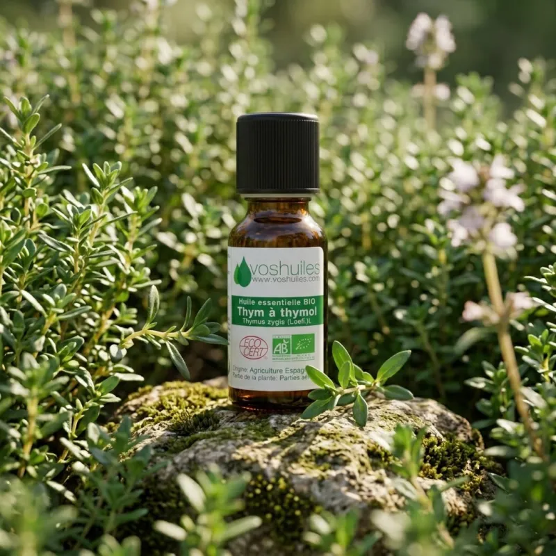 Huile Essentielle BIO de Thym à Thymol