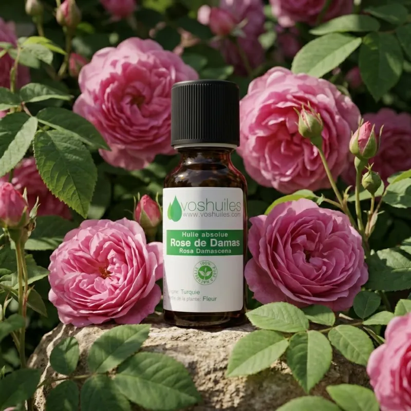 Huile Absolue de Rose de Damas