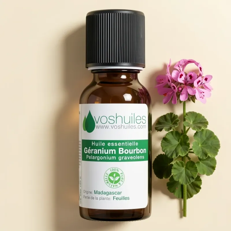Huile Essentielle de Géranium Bourbon