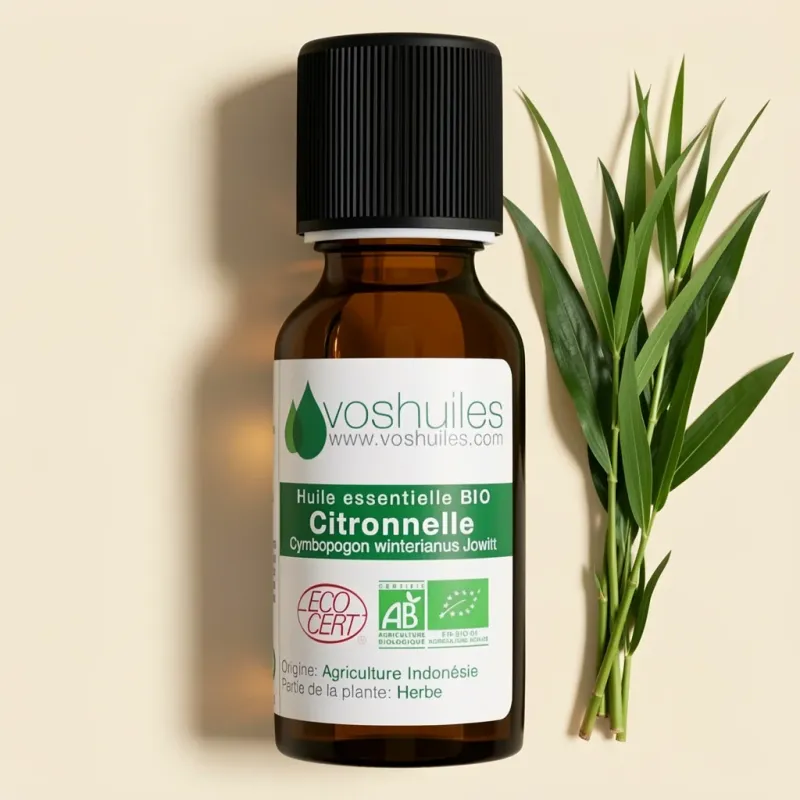 Huile Essentielle BIO de Citronnelle