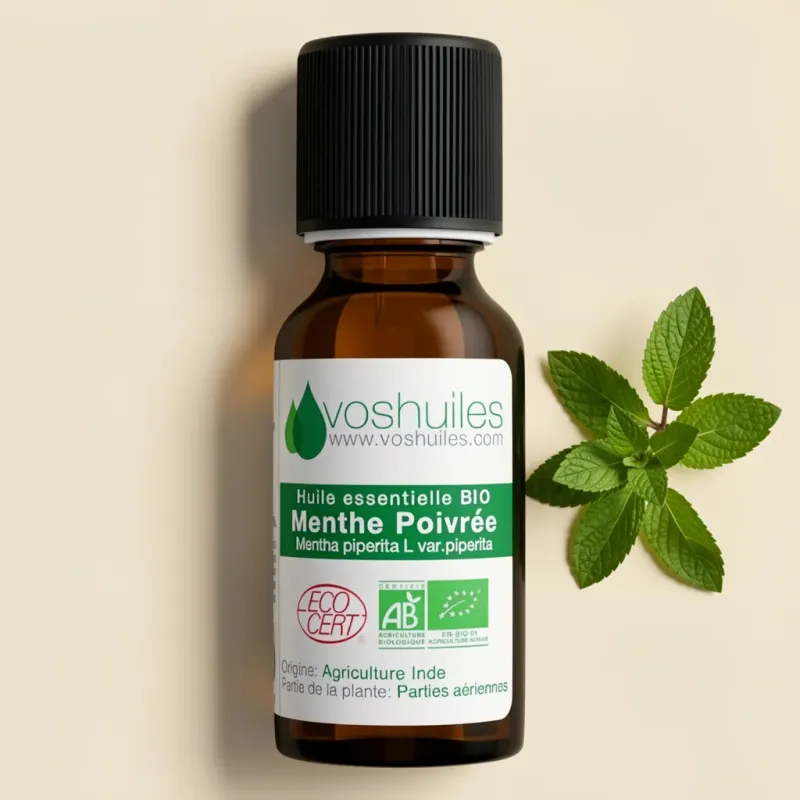 Huile Essentielle BIO de Menthe poivrée