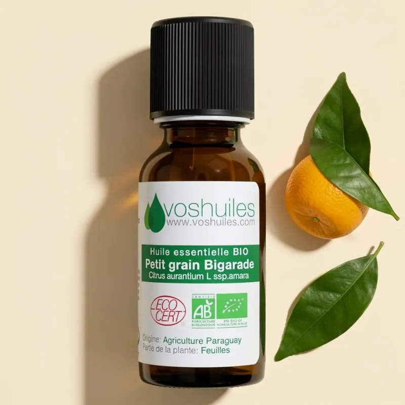 Huile Essentielle BIO de Petit grain Bigarade
