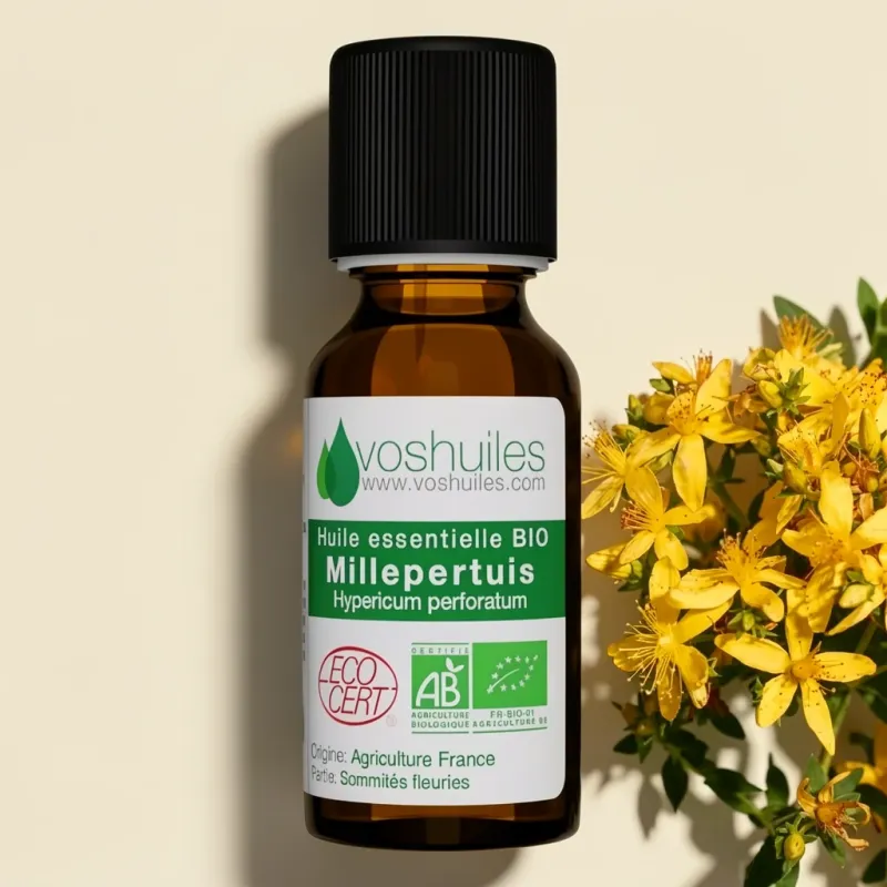 Huile Essentielle BIO de Millepertuis
