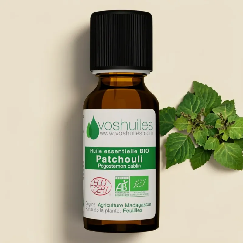 Huile Essentielle BIO de Patchouli