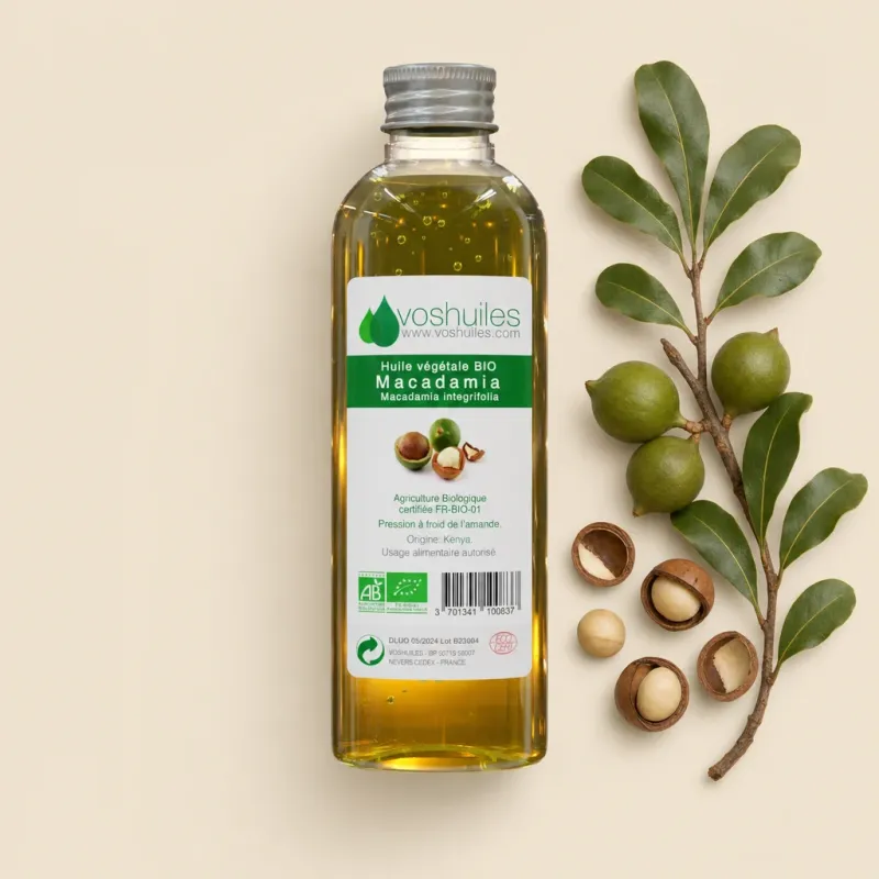 Huile Végétale BIO de Macadamia