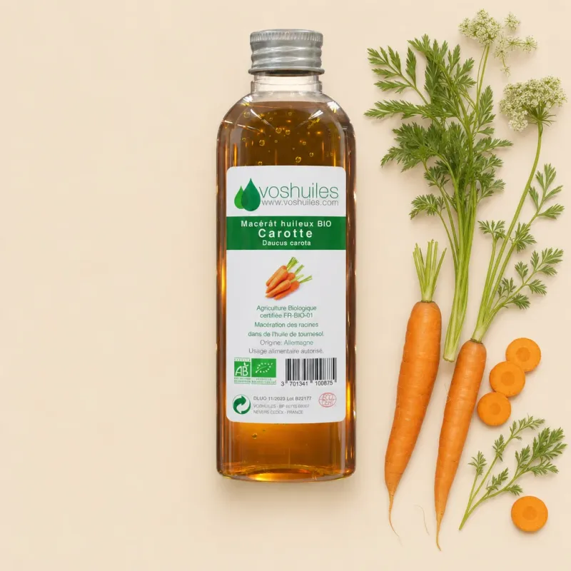 Macérât huileux BIO de Carotte