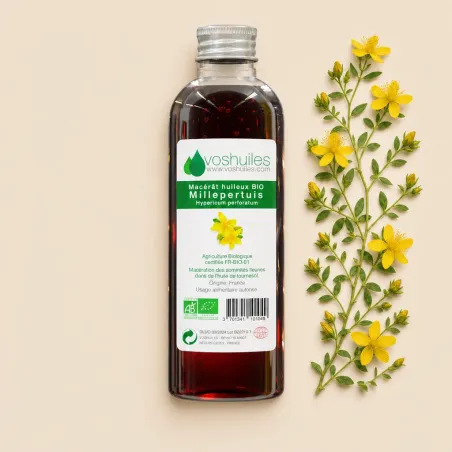 Macérât huileux BIO de Millepertuis
