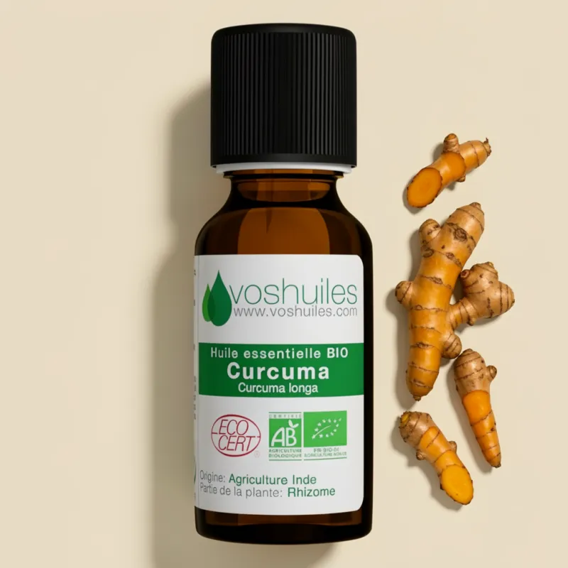 Huile Essentielle BIO de Curcuma