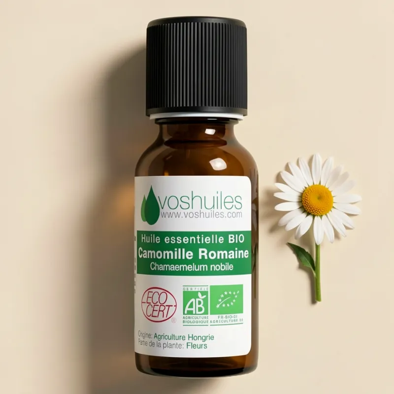 Huile Essentielle BIO de Camomille Romaine