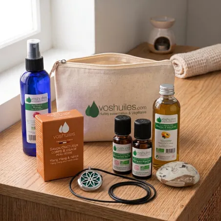 Trousse Bien-être au feminin aux Huiles essentielles
