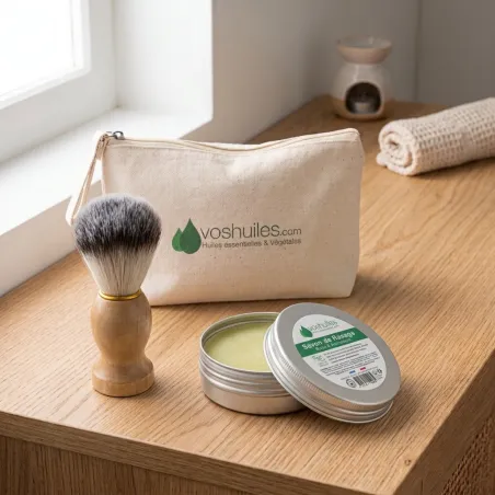 Trousse Rasage Homme aux Huiles essentielles