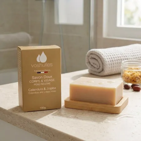 Savon Calendula et Jojoba pour peau neutre