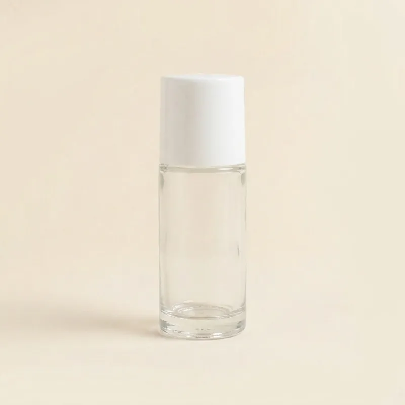 ROLL-ON 30ML en verre blanc transparent
