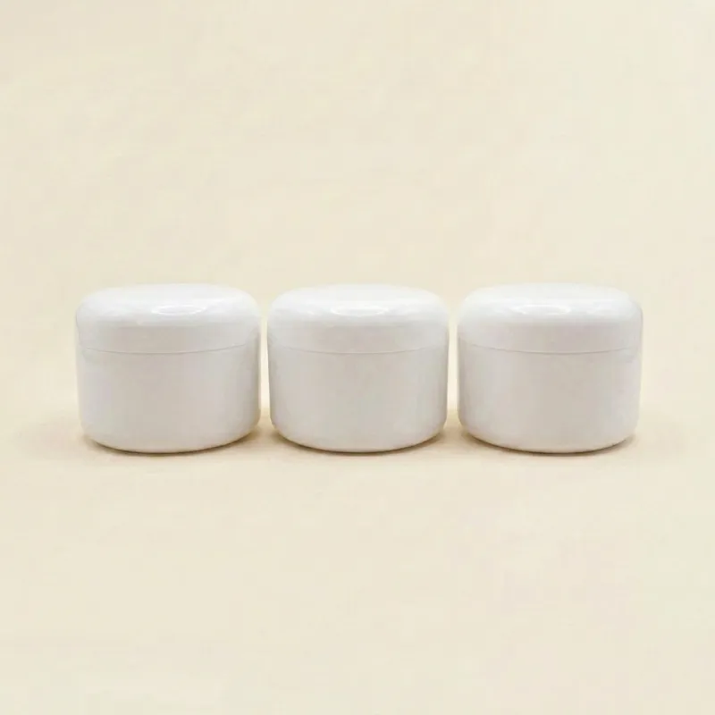 Lot 3 Pots Blancs Double paroi - 100ML