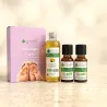 Kit Massage Pieds - 2 Huiles Essentielles BIO et 1 Huile Végétale BIO