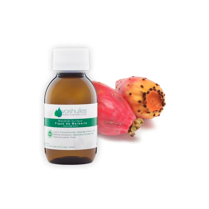 Macérât huileux de Figue de Barbarie, Huile Végétale de Figue de Barbarie