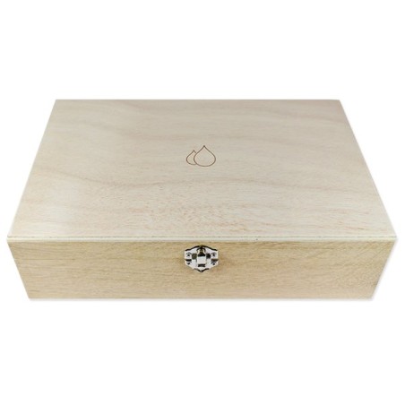 Boite en bois de rangement pour 40 flacons de 5 ou 10ml