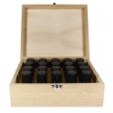 Boite en bois de rangement pour 20 flacons de 5 ou 10ml