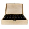 Boite en bois de rangement pour 40 flacons de 5 ou 10ml