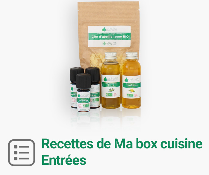 Recettes Box cuisine Entrées