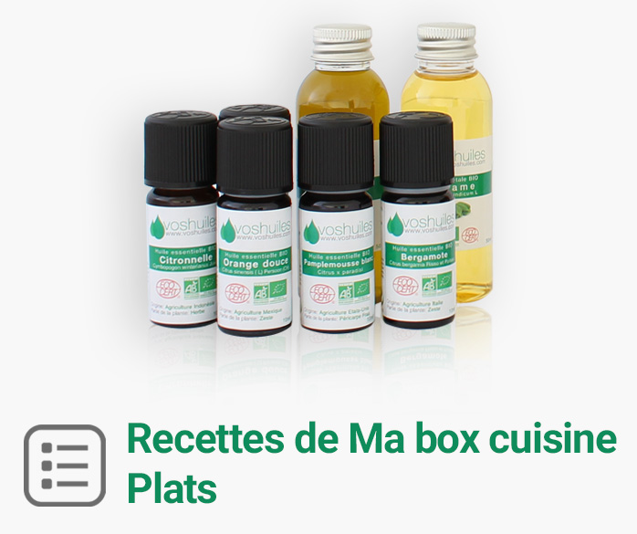 Recettes Box cuisine Plats
