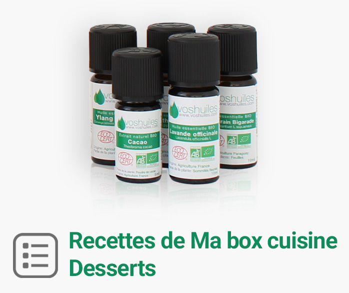 Recettes Box cuisine Desserts