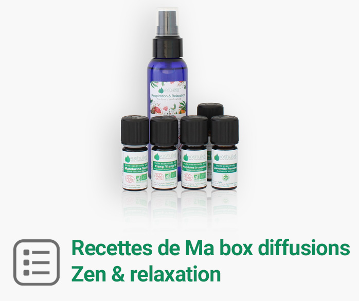 Recettes Box diffusions maison Zen et relaxation