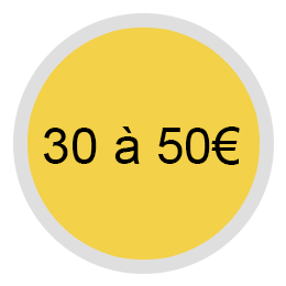 Cadeaux de 30€ à 50€